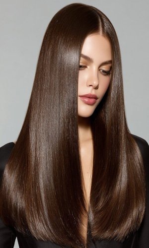 cabello castaño